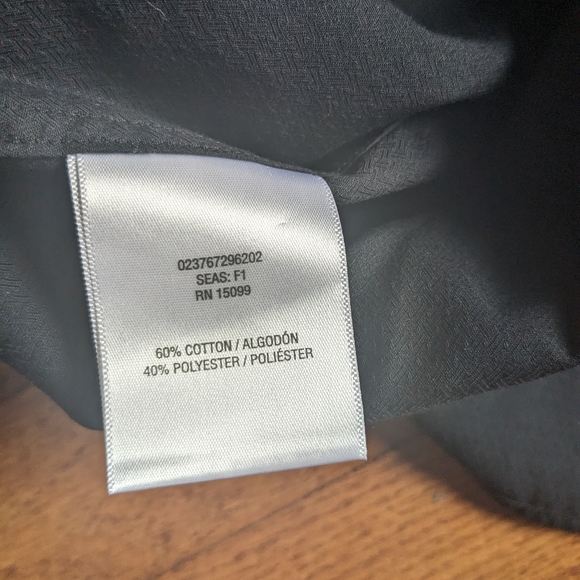 NWOT Men's Black Dress Shirt - Picture 5 of 5